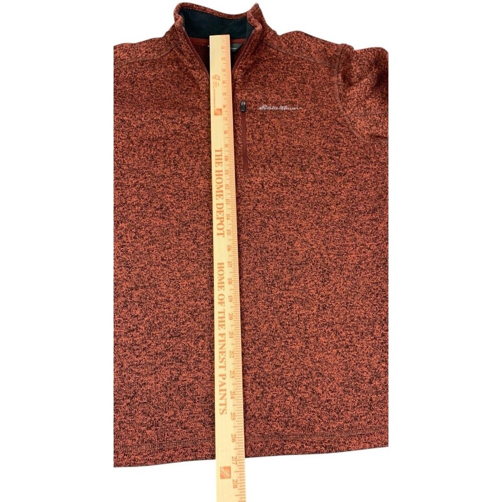 Eddie Bauer Radiator 1/4 Zip Pullover Sweater Fleece  Adobe, Men’s Size Medium - Picture 9 of 10
